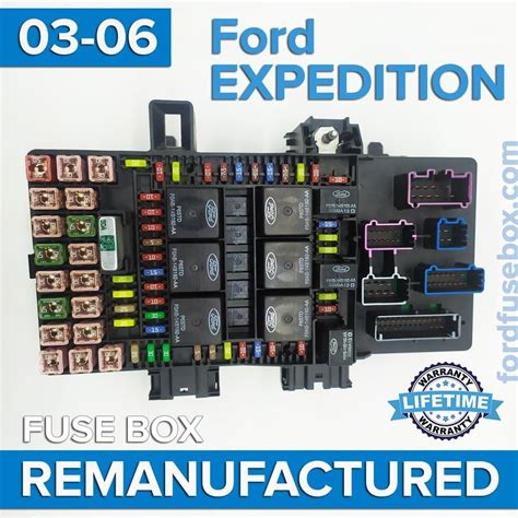 06 expedition central junction box removal|ford expedition fusion box.